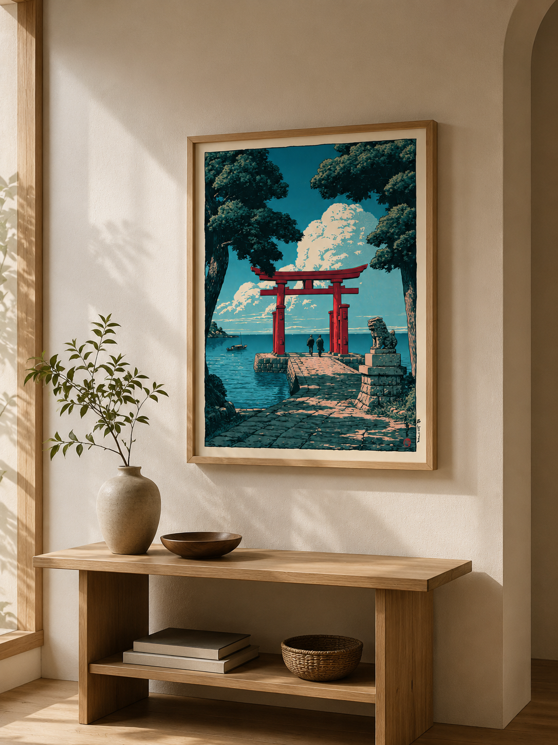 Torii Japonés Póster - Wall Art Decor - packaging - japanese torii gate poster, torii gate wall art