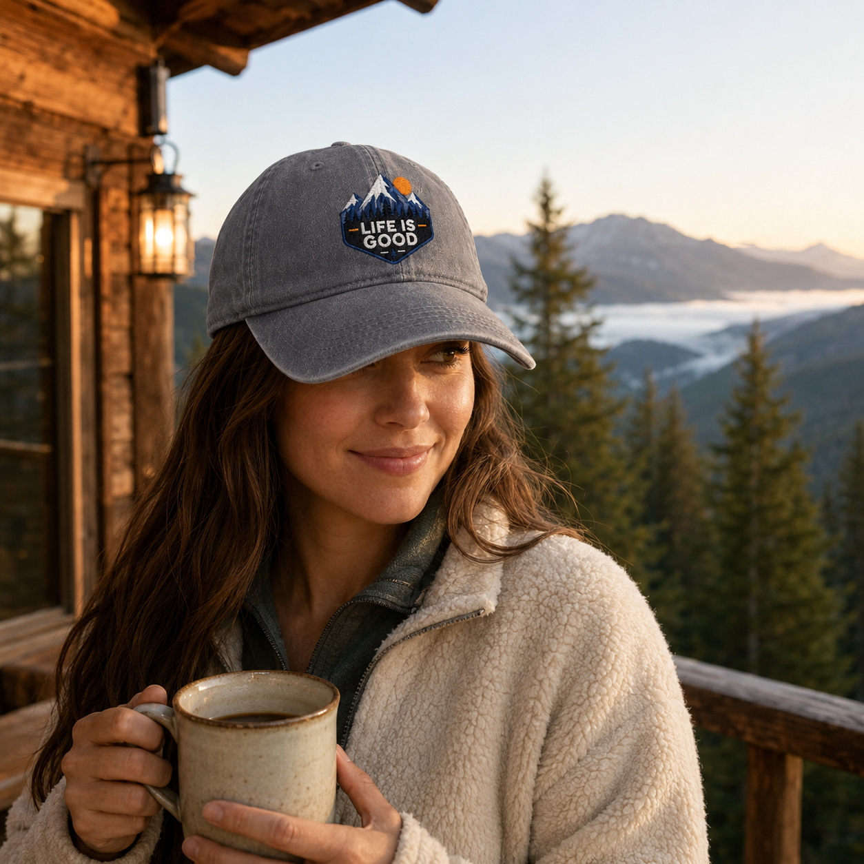 Life Is Good Washed Cap - Washed Cap - alternate angle