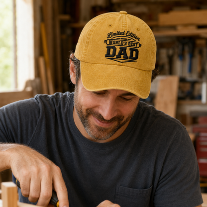 Limited Edition Dad Washed Cap - Washed Cap - alternate angle