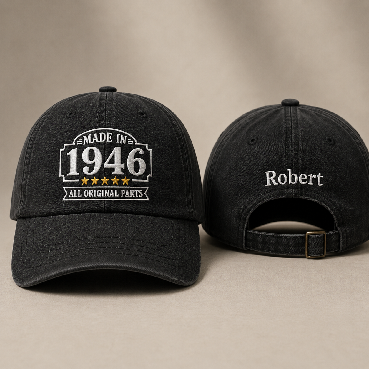 Made In 1946 Washed Cap - Washed Cap - front view