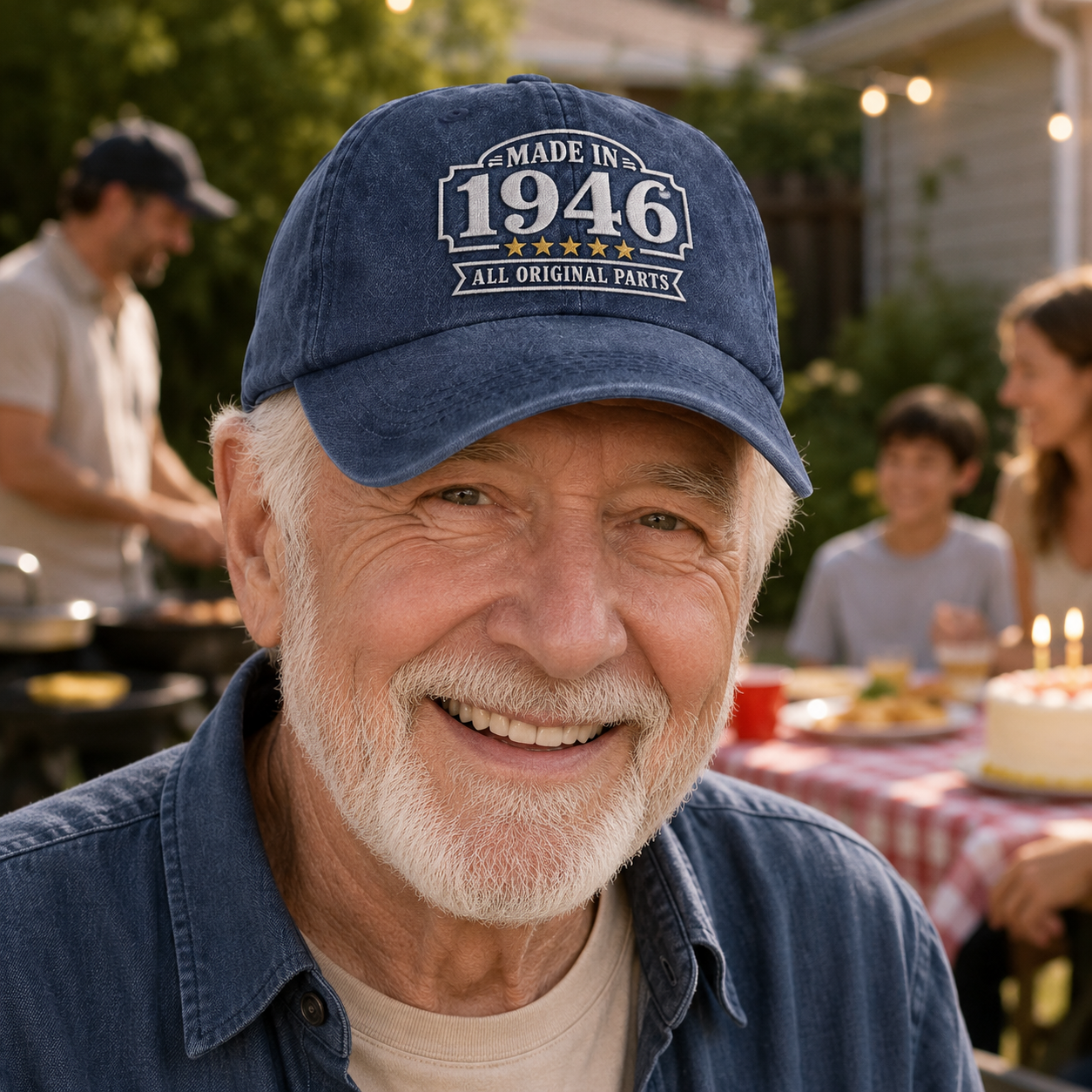 Made In 1946 Washed Cap - Washed Cap - side view