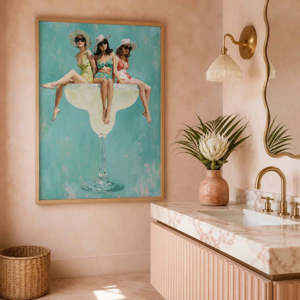 Margarita Girls Wall Art Decor - Wall Art Decor - alternate angle