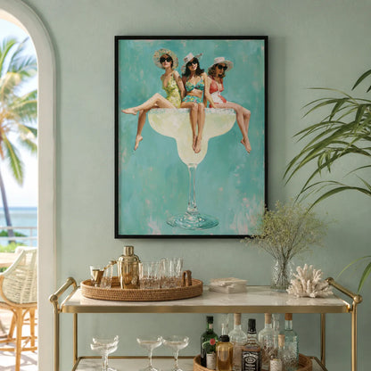 Margarita Girls Wall Art Decor - Wall Art Decor - detail