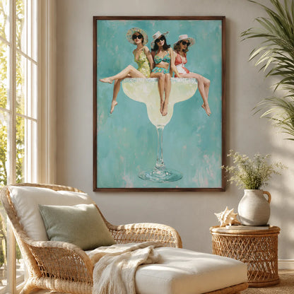 Margarita Girls Wall Art Decor - Wall Art Decor - in use