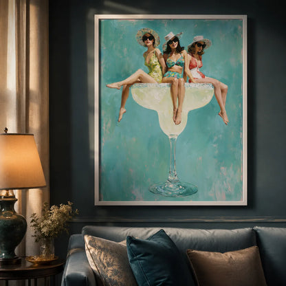 Margarita Girls Wall Art Decor - Wall Art Decor - lifestyle