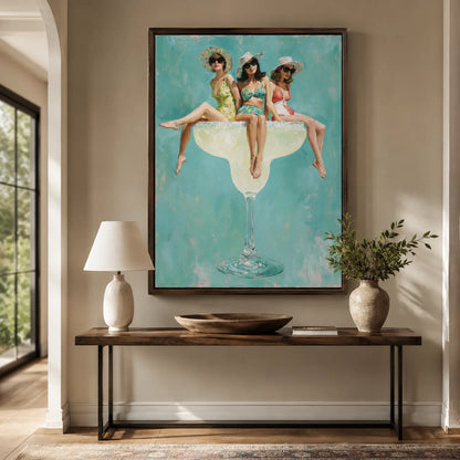 Margarita Girls Wall Art Decor - Wall Art Decor - styled