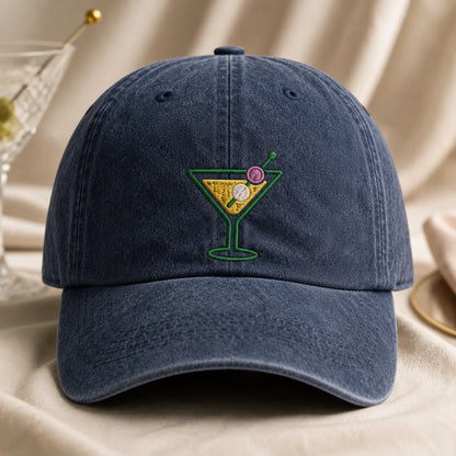 Martini Cocktail Washed Cap - washed cap - lifestyle