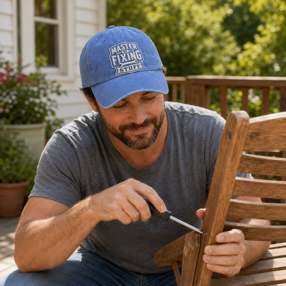 Master of Fixing Stuff Washed Cap - Washed Cap - alternate angle