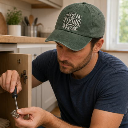 Master of Fixing Stuff Washed Cap - Washed Cap - detail