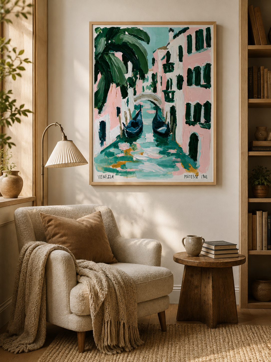 Matisse Venice Art Print - Wall Art Decor - packaging - gondola canal art, canvas print