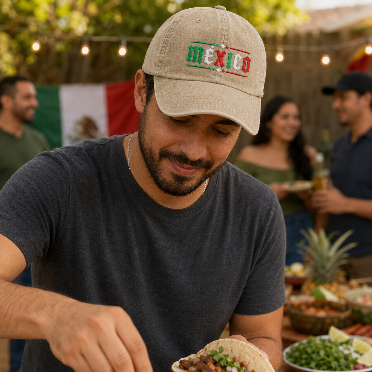 Mexico Embroidered Washed Cap - Washed Cap - lifestyle