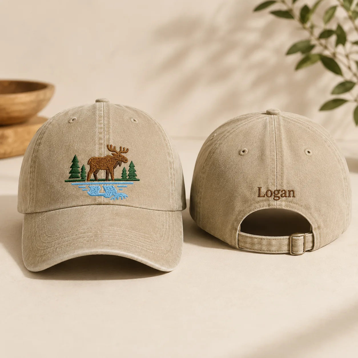 Moose Lake Washed Cap - washed cap - front view