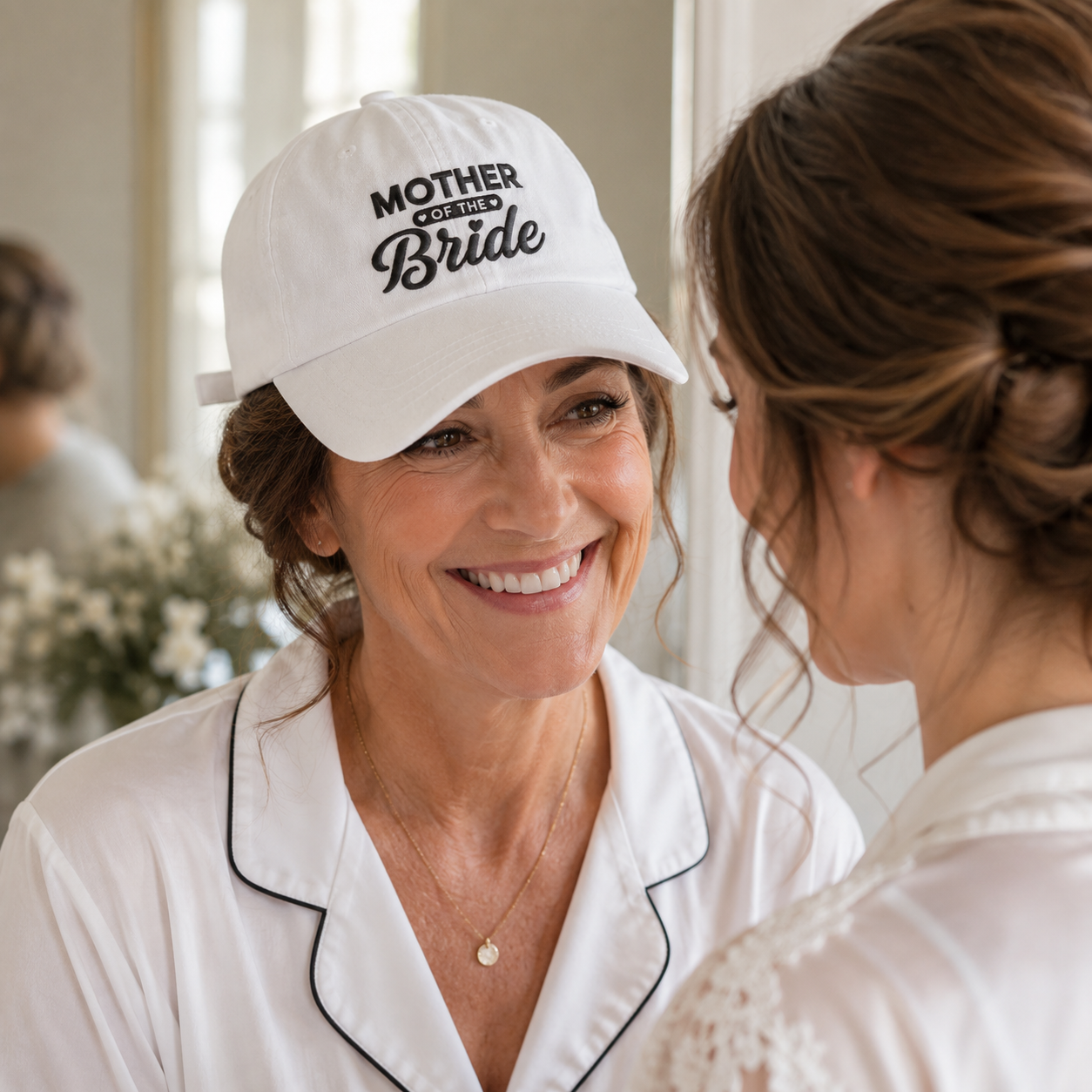 Mother of the Bride Washed Cap - Washed Cap - side view