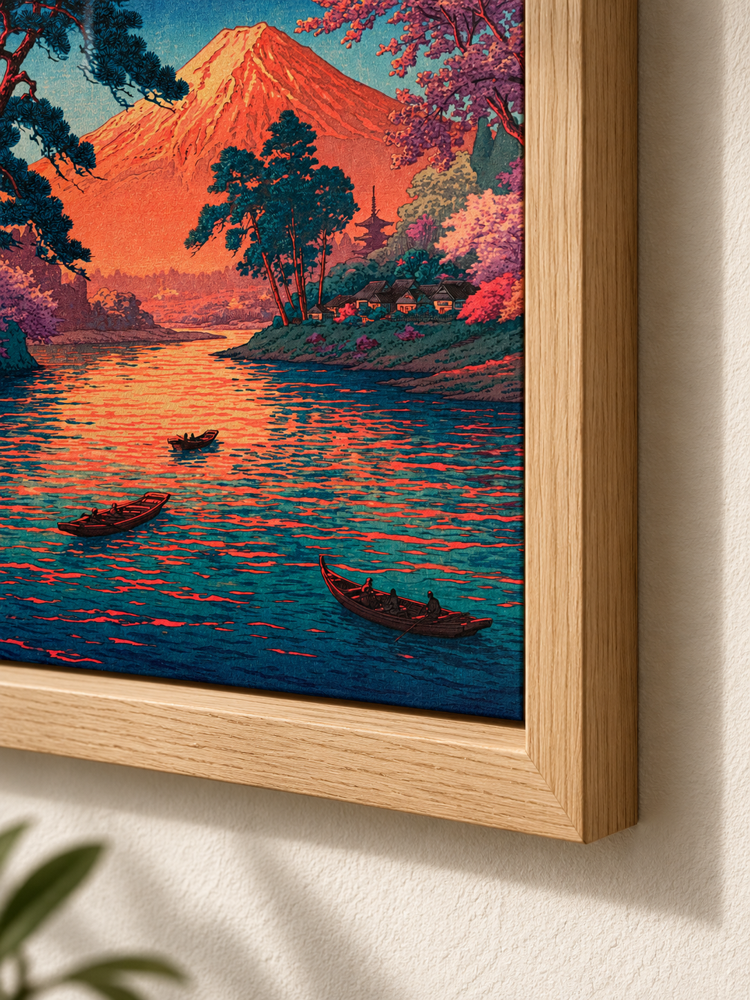 Mount Fuji Art Print - Wall Art Decor - packaging - mount fuji art print, mount fuji decor