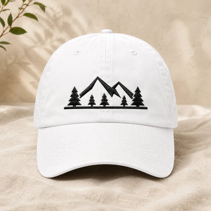 Mountain Pine Washed Cap - washed cap - detail