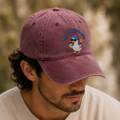 My Girl Dad Era Washed Cap - washed cap - lifestyle