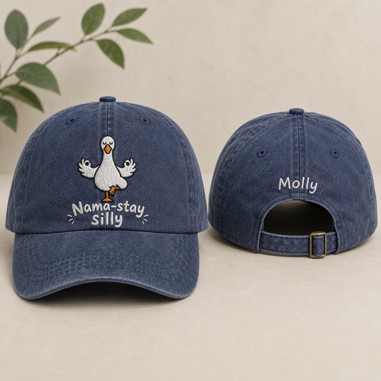 Nama Stay Silly Goose Washed Cap - Washed Cap - front view