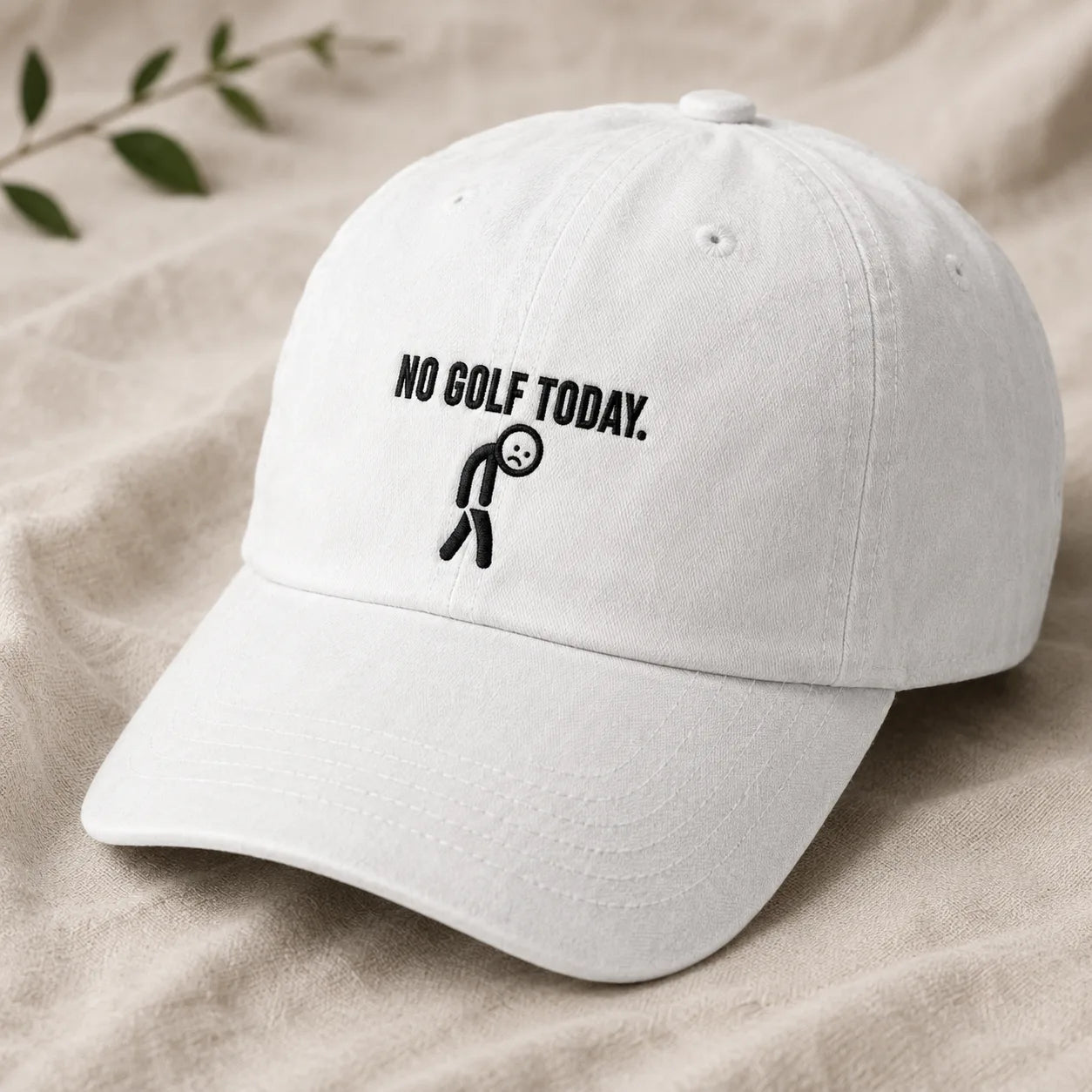 No Golf Today Washed Cap - washed cap - lifestyle