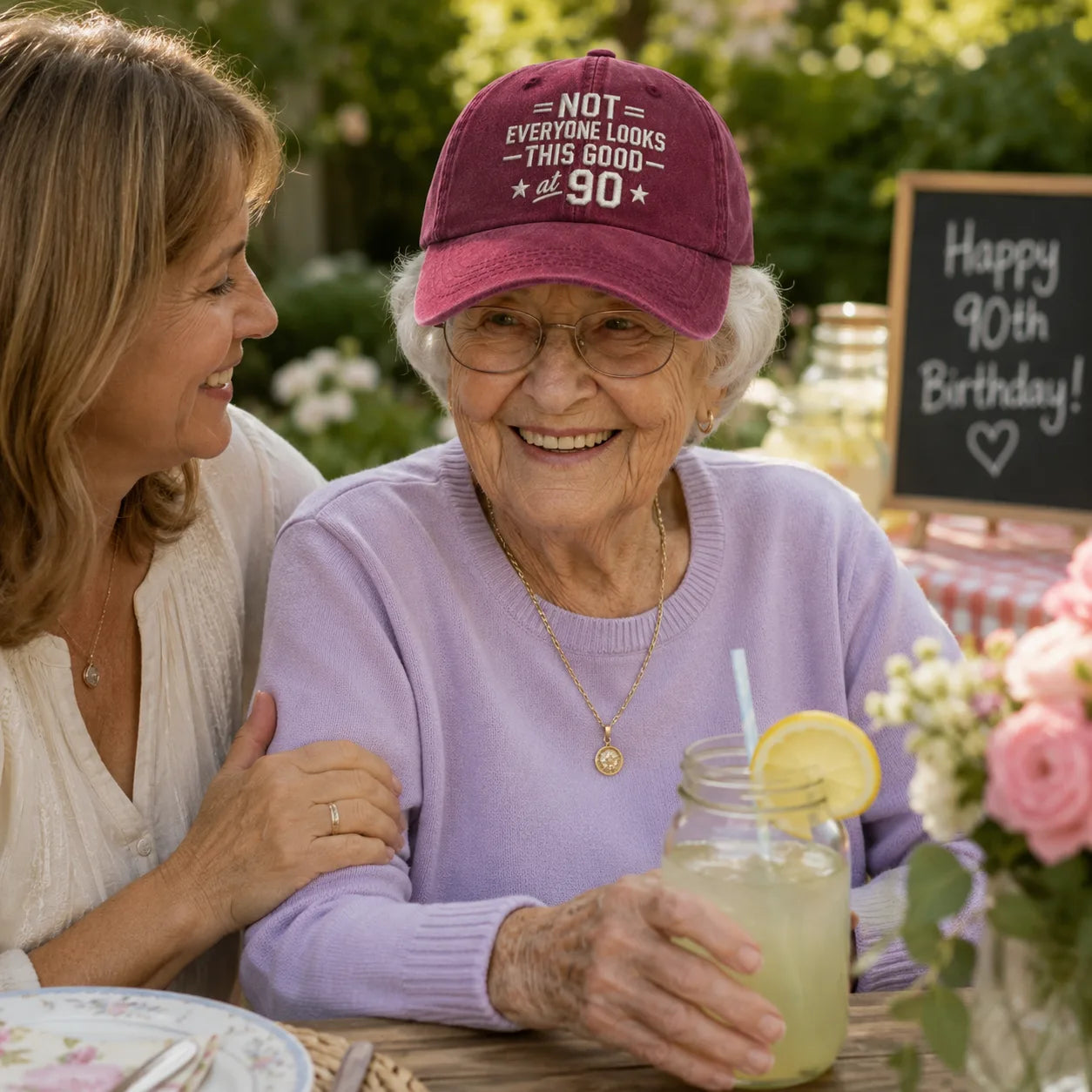 Not Everyone Looks This Good at 90 Aged Washed Cap - washed cap - lifestyle
