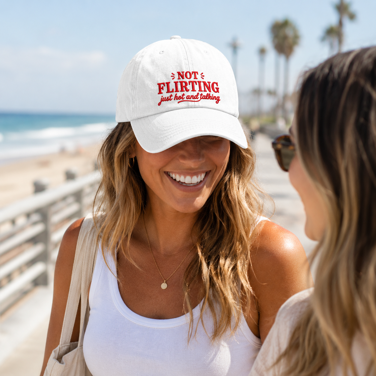 Not Flirting Washed Cap - Washed Cap - lifestyle