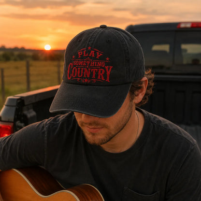 Play Something Country Washed Cap - Washed Cap - detail