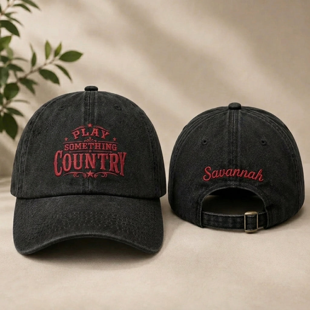 Play Something Country Washed Cap - Washed Cap - side view