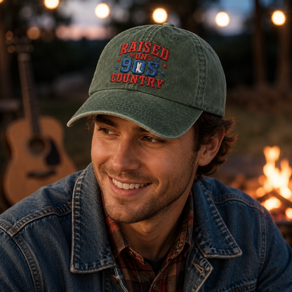 Raised on 90s Country Washed Cap - Washed Cap - alternate angle