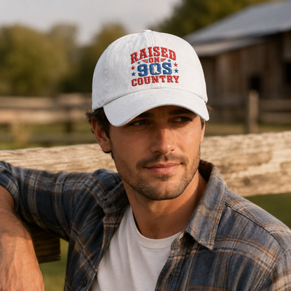 Raised on 90s Country Washed Cap - Washed Cap - lifestyle