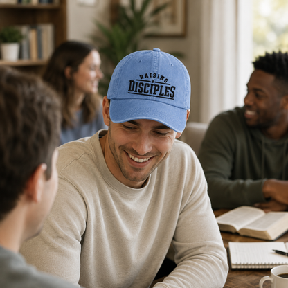 Raising Disciples Embroidered Washed Cap - Washed Cap - alternate angle