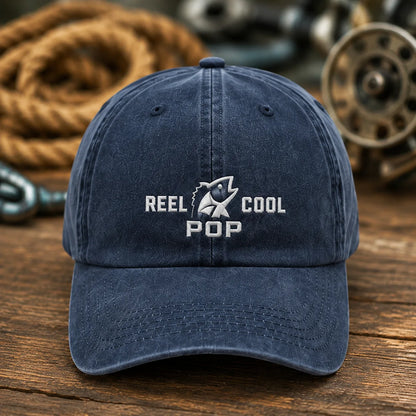 Reel Cool Pop Washed Dad Hat - washed cap - lifestyle