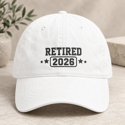 Retired 2026 Washed Cap - washed cap - side view