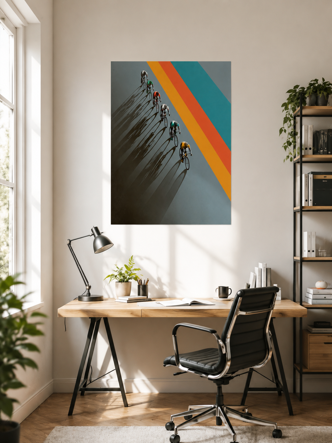 Retro Cycling Poster - Wall Art Decor - packaging - retro cycling poster, cycling wall art