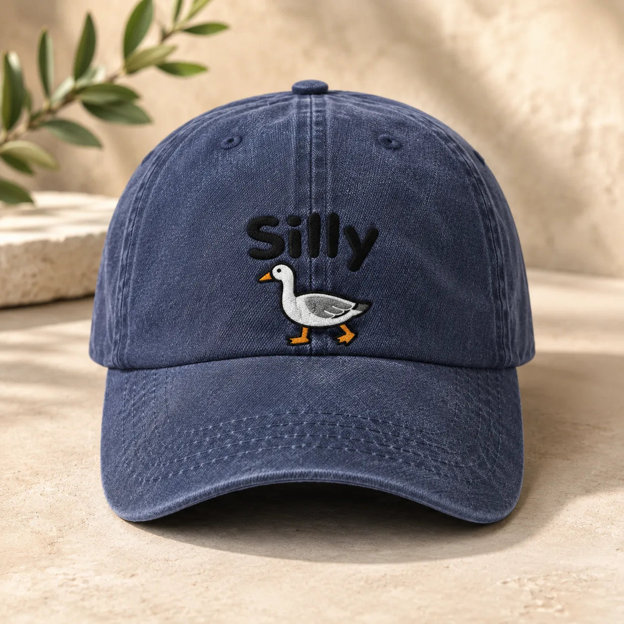 Silly Goose Washed Cap - washed cap - front view