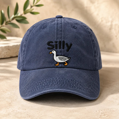 Silly Goose Washed Cap - washed cap - front view