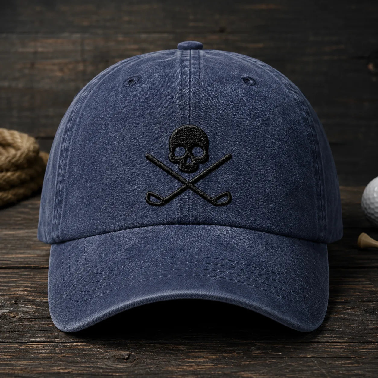Skull Golf Washed Cap - washed cap - lifestyle