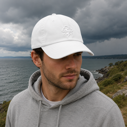 Skye Storm Cloud Embroidered Washed Cap - Washed Cap - lifestyle
