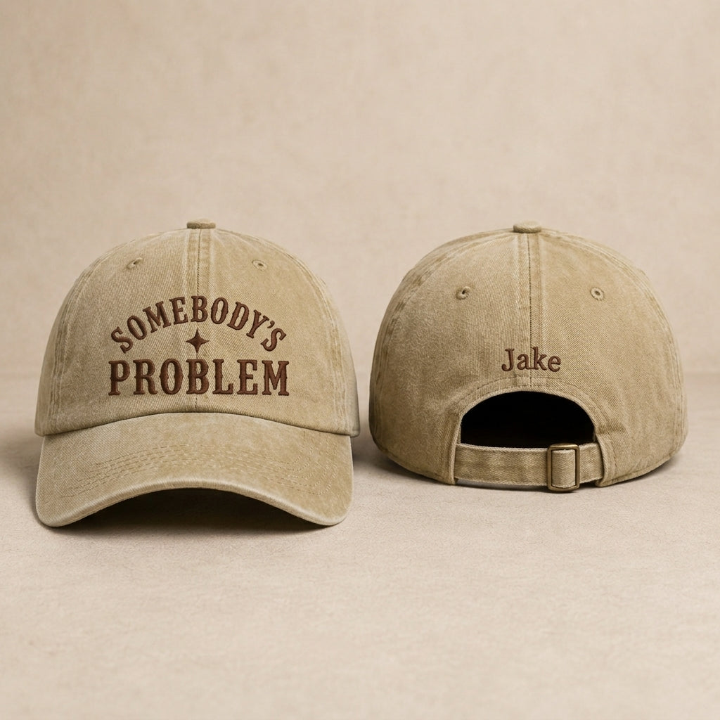 Somebody's Problem Washed Cap - Washed Cap - lifestyle