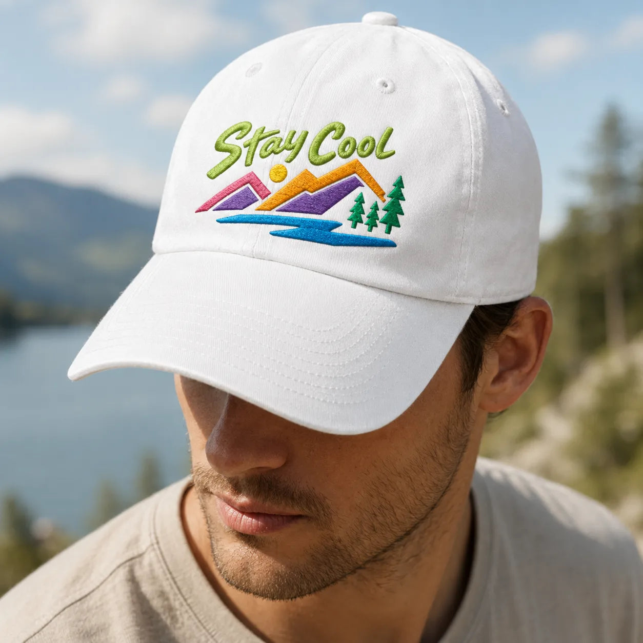 Stay Cool Washed Cap - washed cap - detail