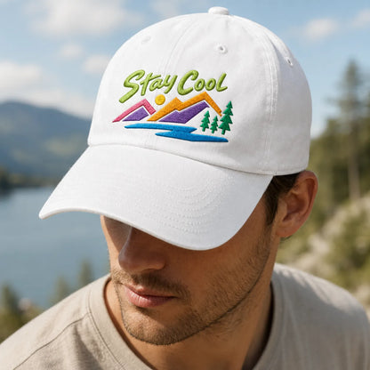 Stay Cool Washed Cap - washed cap - detail