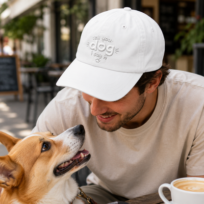 Tell Your Dog Washed Cap - Washed Cap - lifestyle