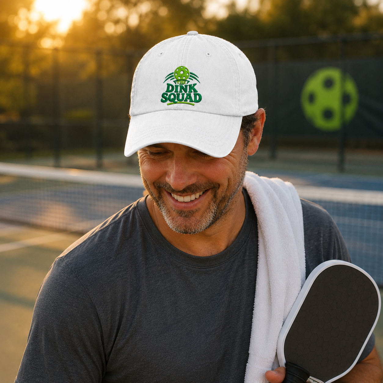 The Dink Squad Embroidered Washed Cap - Washed Cap - alternate angle
