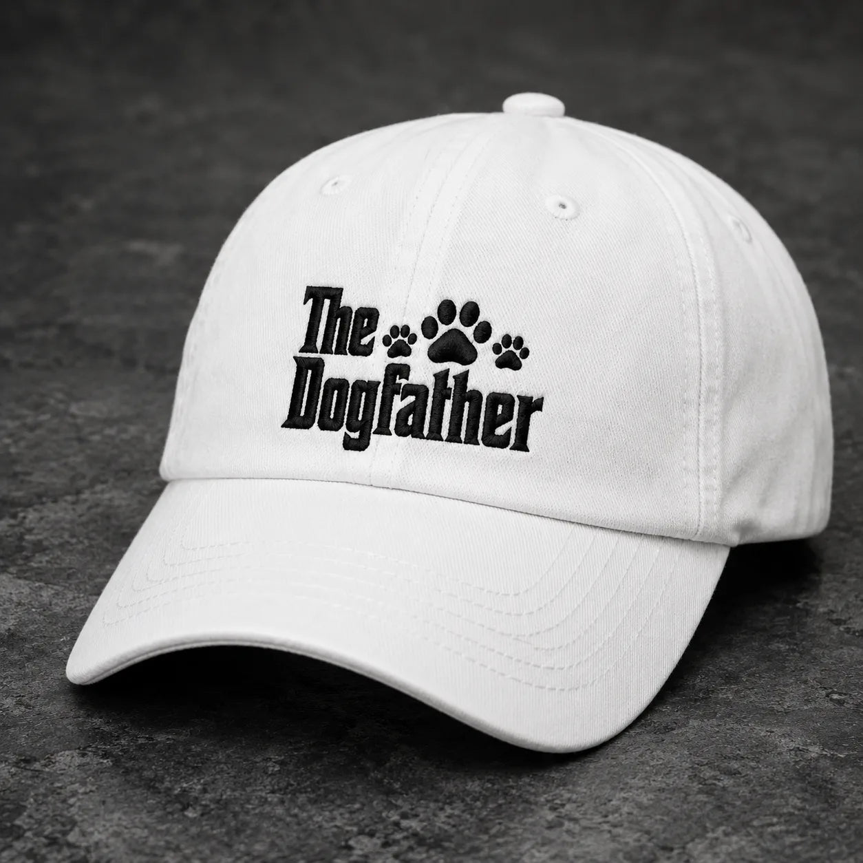 The Dogfather Washed Cap - washed cap - side view