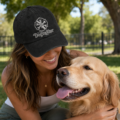 The Dogmother Washed Cap - Washed Cap - side view