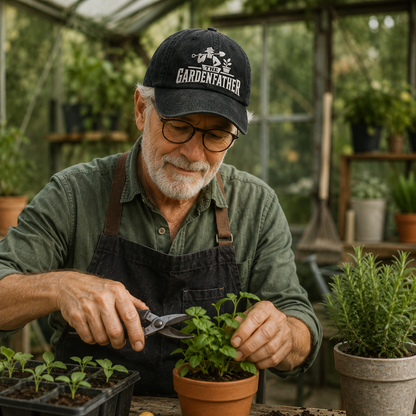 The Gardenfather Washed Cap - Washed Cap - lifestyle