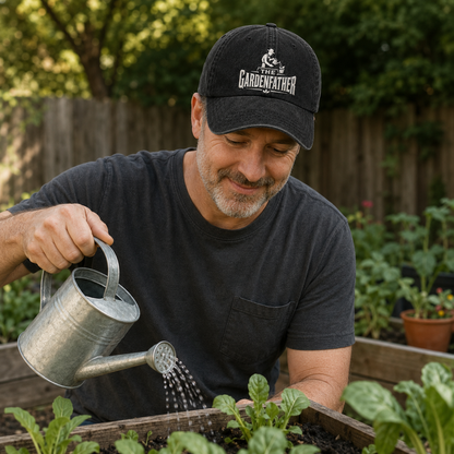 The Gardenfather Washed Cap - Washed Cap - side view