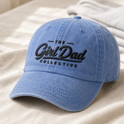 The Girl Dad Collective Baby Washed Cap - washed cap - detail