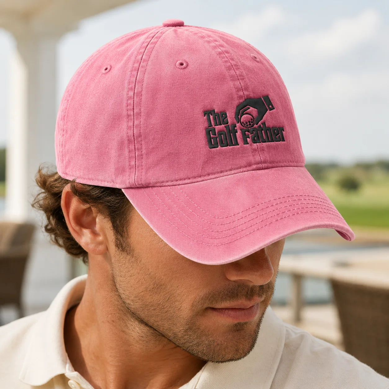 The Golf Father Washed Cap - washed cap - alternate angle