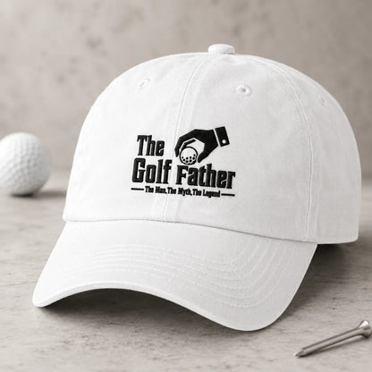 The Golf Father Washed Cap - washed cap - side view