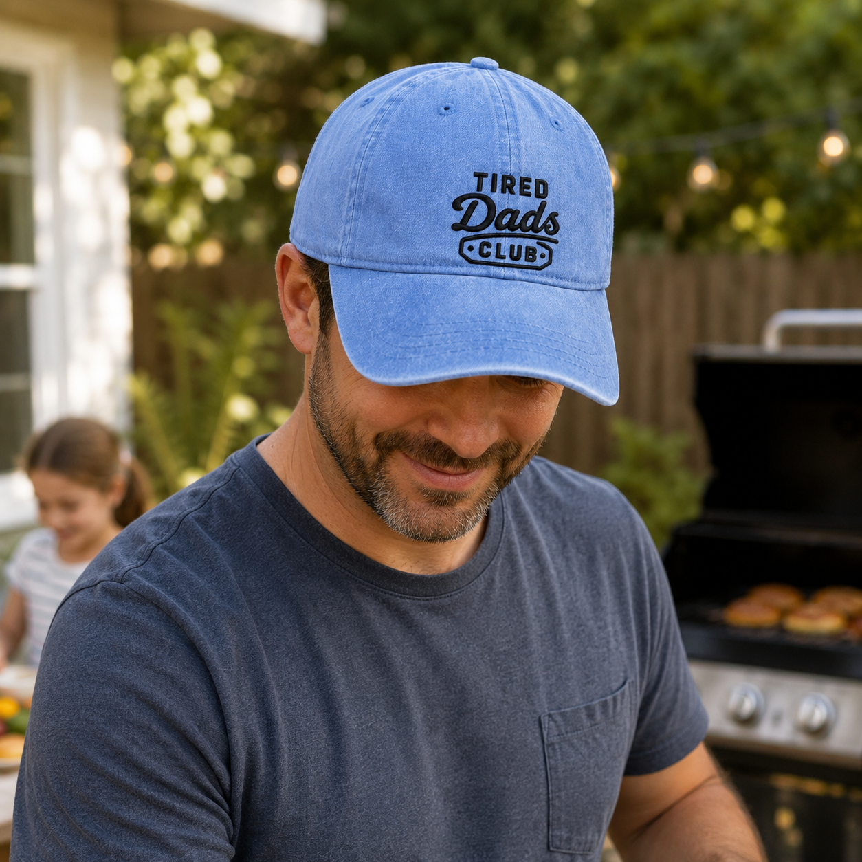 Tired Dads Club Washed Cap - Washed Cap - alternate angle