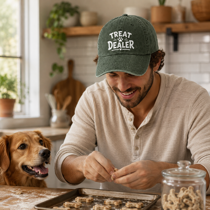 Treat Dealer Embroidered Washed Cap - Washed Cap - lifestyle